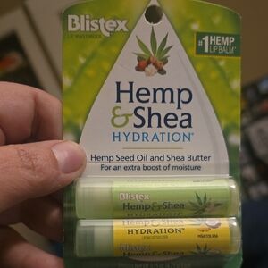 Blistex Hemp & Shea Hydration Lip Balm Set - Green and Yellow